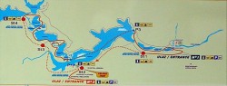 Карта парка Плитвицкие озера