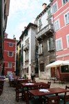Ровинь. Уличные кафе