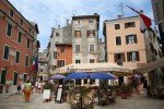Rovinj. Летнее кафе
